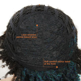NOBLE Synthetic Afro Wigs For Black Women | 9.5 Inch Short Dreadlocks | Dark Brown| RJO - Noblehair