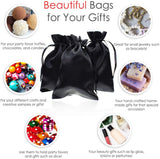 NOBLE Silk Satin Wig Bags | Hair Storage Bags for Packaging Wigs, Bundles, Hair Extensions, Travel | Large Satin Bags with Drawstring Pouches Gift Bags - Noblehair