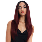 NOBLE Beyonce Synthetic Lace Front Wig Middle Part丨24 Inch Classic Straight丨TT1B/530 - Noblehair