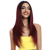 NOBLE Beyonce Synthetic Lace Front Wig Middle Part丨24 Inch Classic Straight丨TT1B/530 - Noblehair